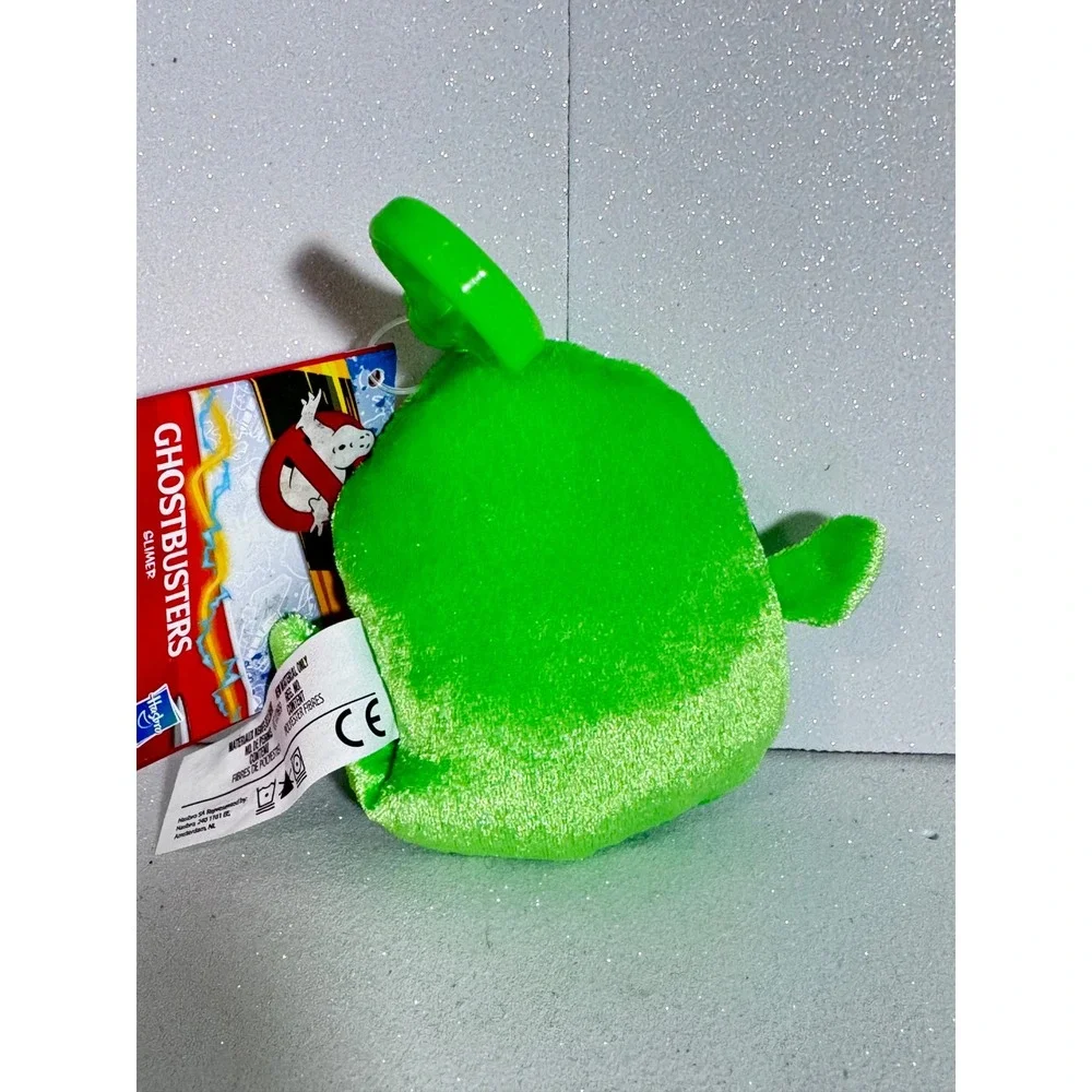 Hasbro Ghostbusters Slimer Plush Keychain Green Ghost Clip On E9791 2020 NWT